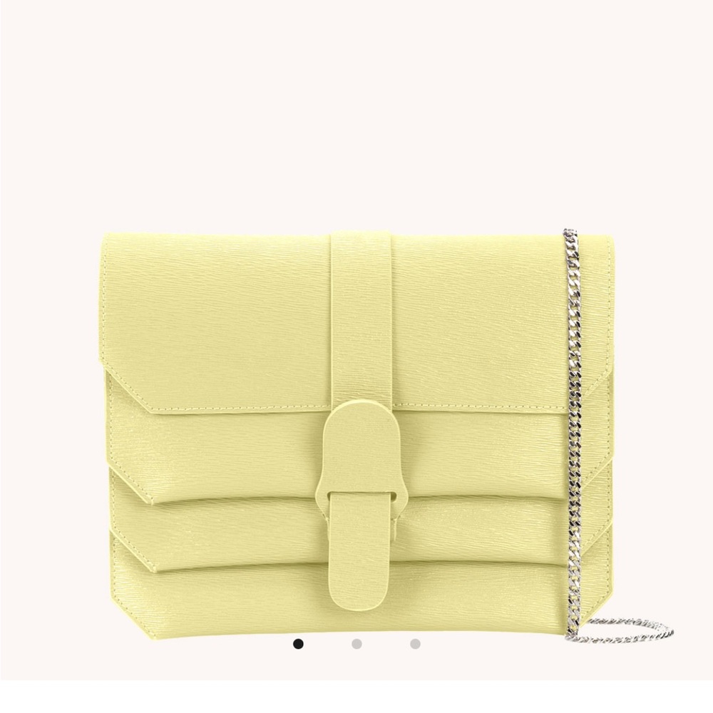 Senreve Yellow Leather Bag - Picture 4 of 11